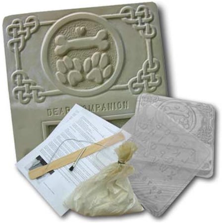 Garden Molds Dog Memorial Plaque Kit, 2PK GA131322